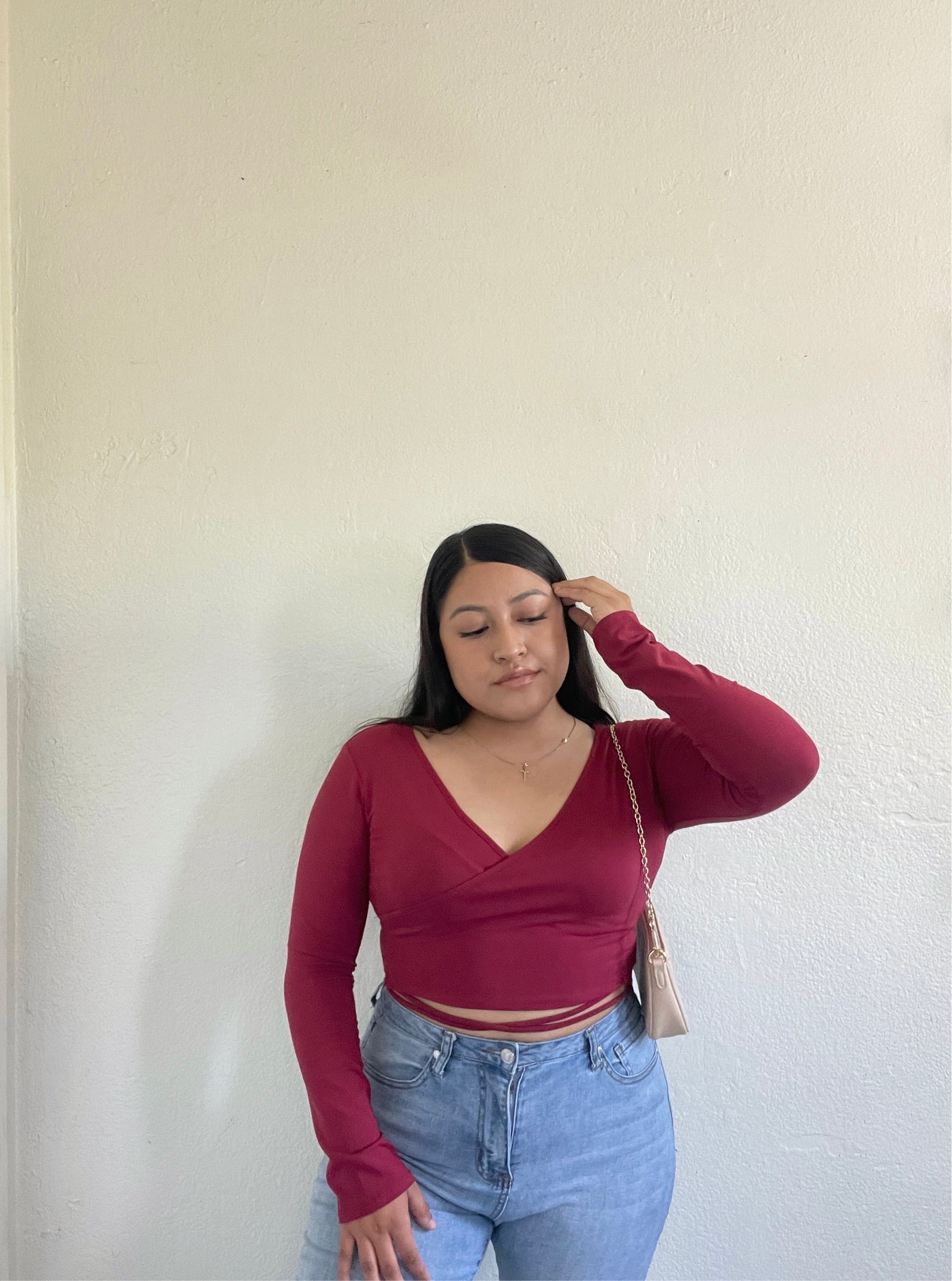 Gianna Top (burgundy)