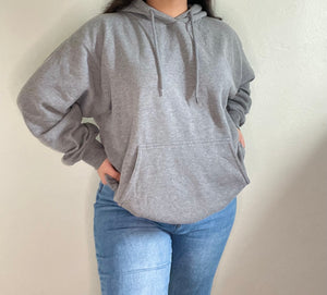 Elle Oversized Hoodie (heather gray)